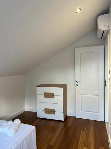 Katil atau katil-katil dalam bilik di Boutique Hotel Tomić