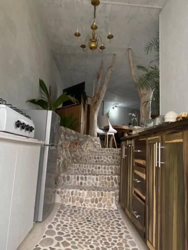 Una cocina o cocineta en Forever Beach Apartment