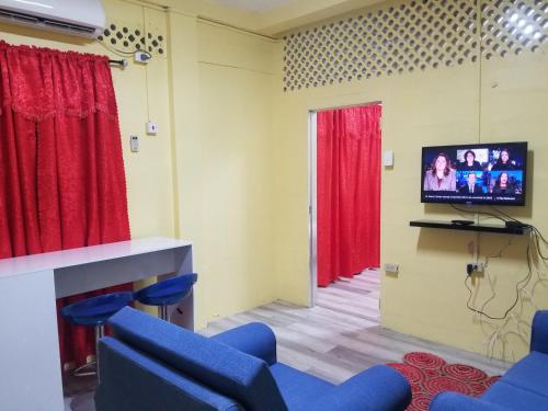 Телевизор и/или развлекательный центр в City Lodge apartments