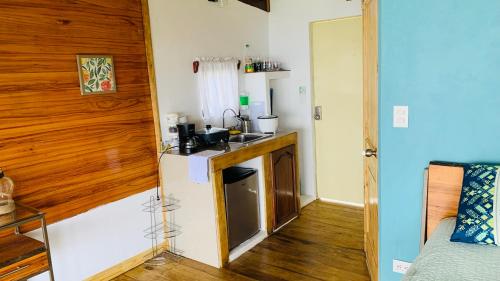 Küche/Küchenzeile in der Unterkunft Cabina Las Nubes