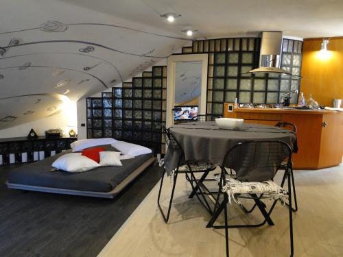 Χώρος καθιστικού στο Jazz Style Home