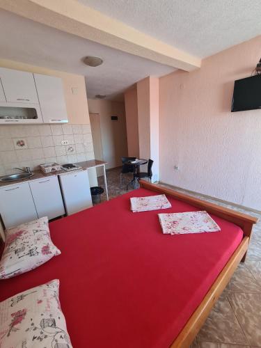 Apartments Bulatovićにあるベッド
