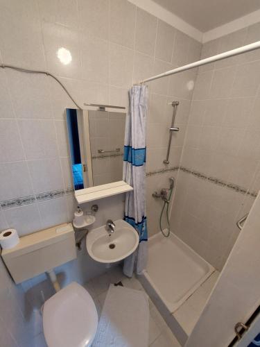 Koupelna v ubytování Villa Vilma