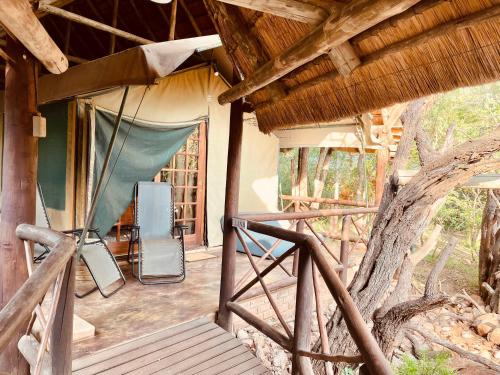 Αίθριο ή υπαίθριος χώρος στο Nyala Luxury Safari Tents
