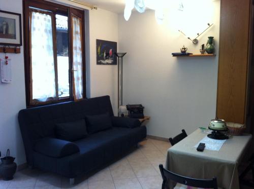 Posezení v ubytování B&B Il Portico del Conte