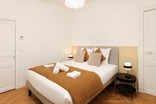 Posteľ alebo postele v izbe v ubytovaní La Pittoresque 2