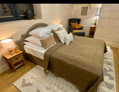 Ein Bett oder Betten in einem Zimmer der Unterkunft Wille Mikulski