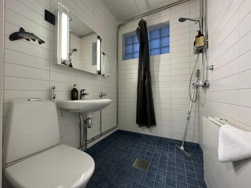 Ένα μπάνιο στο Spectacular River View - Downtown Rovaniemi