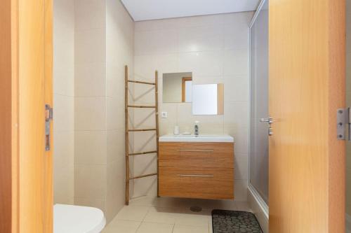 Koupelna v ubytování New City Park Apartment in Ponta Delgada