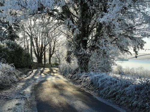 Hawthorn Lodge durante el invierno
