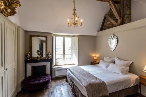 Postel nebo postele na pokoji v ubytování Les Univers de Panette, Un magnifique duplex