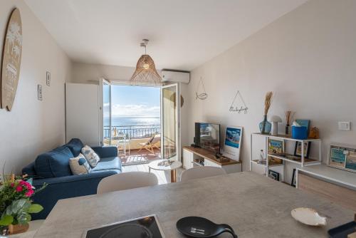 Fotografia z galérie ubytovania A Piaghja, adorable studio avec vue imprenable sur la mer v destinácii Ajaccio