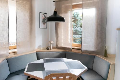 Χώρος καθιστικού στο Landhaus Anita Dolomiten Kronplatz