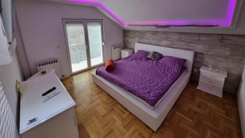 Postel nebo postele na pokoji v ubytování Villa San Pale
