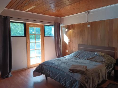 Voodi või voodid majutusasutuse HOSTEL Casa de campo Niña bosque toas
