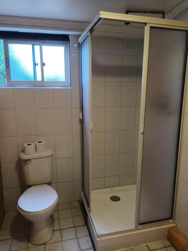 Vannituba majutusasutuses HOSTEL Casa de campo Niña bosque