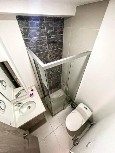 Ванная комната в Apartamento en zona exclusiva de Bello, Cabañas