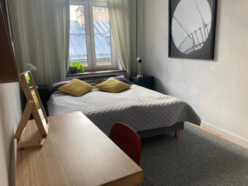 Posteľ alebo postele v izbe v ubytovaní Apartment Ida, Kazimierz center