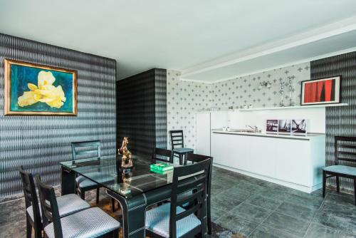 Dapur atau dapur kecil di Hotel Primorsko Del Sol
