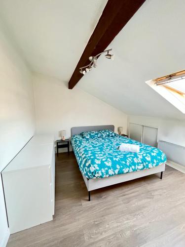 Posteľ alebo postele v izbe v ubytovaní Pin's - Magnifique appartement