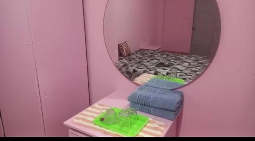 Katil atau katil-katil dalam bilik di Thai Smile serviced Appartments