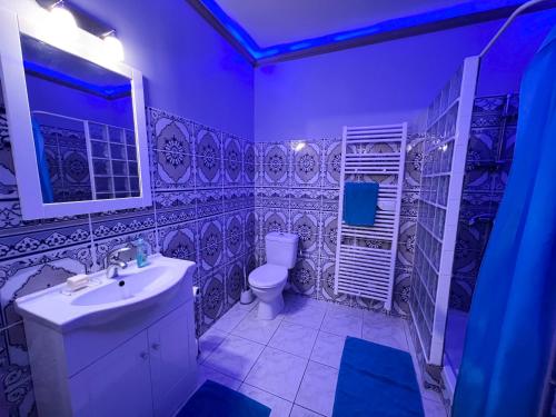 Kúpeľňa v ubytovaní Les Vignes