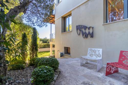 Taman di luar Mougins Collection - Ravissante Suite avec Bassin chauffé en saison