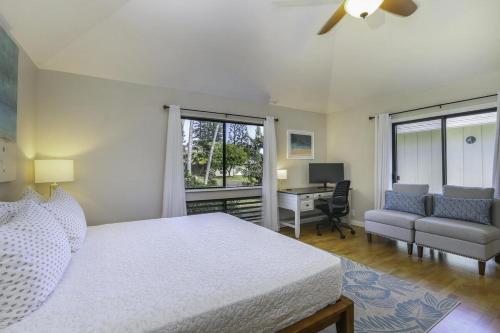Ένα ή περισσότερα κρεβάτια σε δωμάτιο στο Hale Iolani home