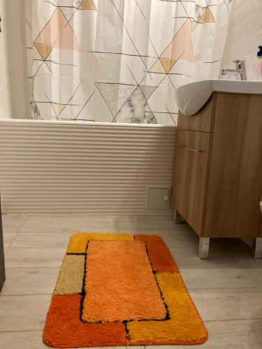 Koupelna v ubytování Olivia`s Studio - apartment Iasi