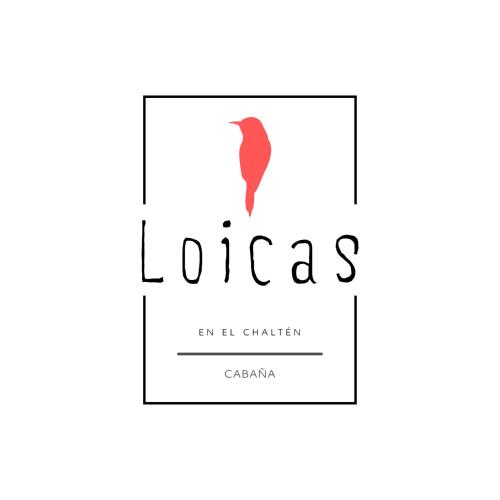 logotipo de un restaurante con silueta de gato en Loicas en El Chaltén - Cabaña en El Chaltén
