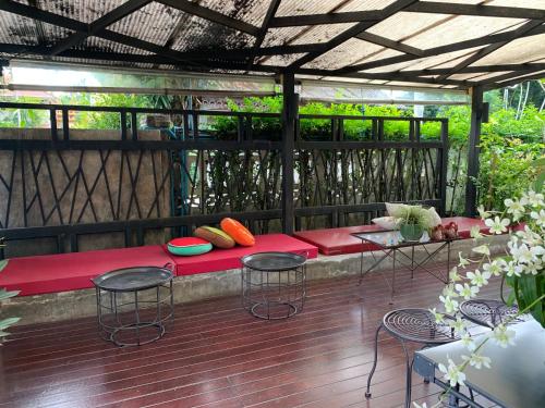 Balkoni atau teres di Homey Dormy Chiangrai