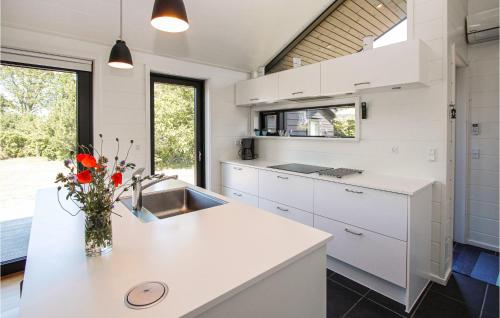 Η κουζίνα ή μικρή κουζίνα στο Awesome Home In Samsø With Wifi