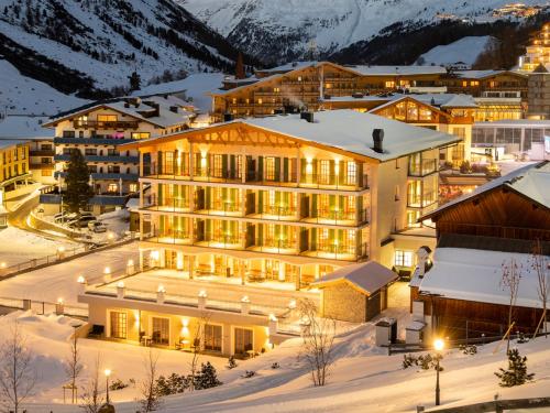 Hotel Grünerhof durante el invierno