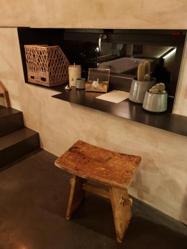 Kuchyň nebo kuchyňský kout v ubytování Le Loft ATELIER