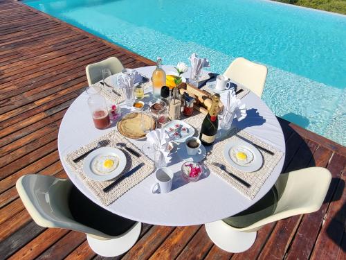 Nourriture dans la villa ou à proximité