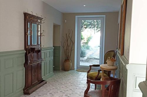 Χώρος καθιστικού στο Maison Rosiris