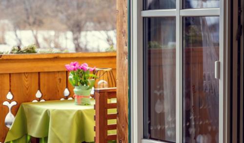 Μπαλκόνι ή βεράντα στο Ferienwohnung Leuner
