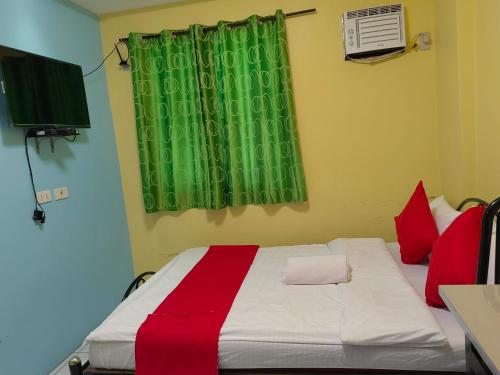 Кровать или кровати в номере YellowPad Hotel (SM-Eco)