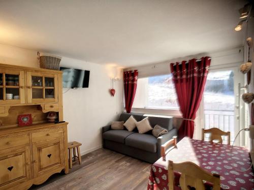 Charmant 2P 4 pers., 25m², Sud, en bas des pistes, Les Menuires - FR-1-178-371