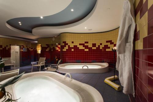 Koupelna v ubytování all inclusive Hotel Lohmann