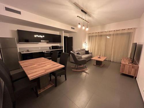 Kuchyň nebo kuchyňský kout v ubytování Logement 4pers proximité plage