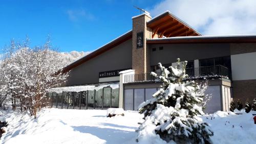 冬のHotel Bystráの様子