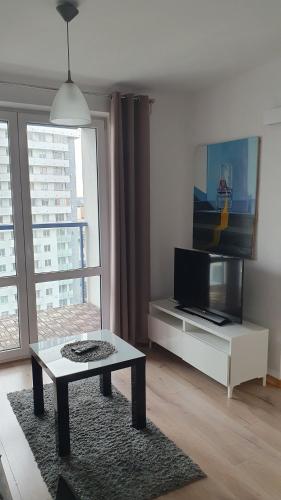 Телевізор і / або розважальний центр в AH Apartament 8 Piętro