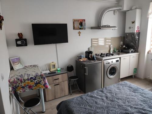 Dapur atau dapur kecil di Ady & Marcy