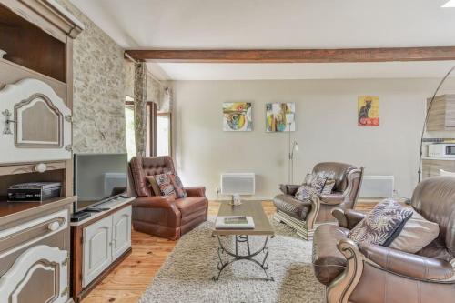 Posezení v ubytování Gîte - Holiday Home Vent Autan