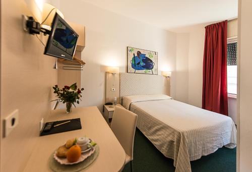 TV a/nebo společenská místnost v ubytování Hotel Ariston