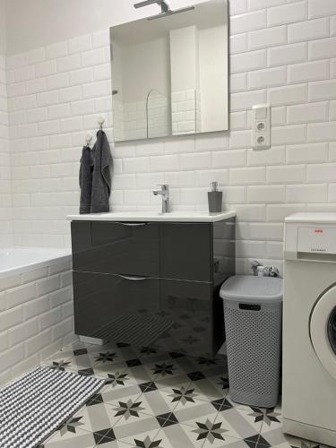 Koupelna v ubytování Móriczka Apartman