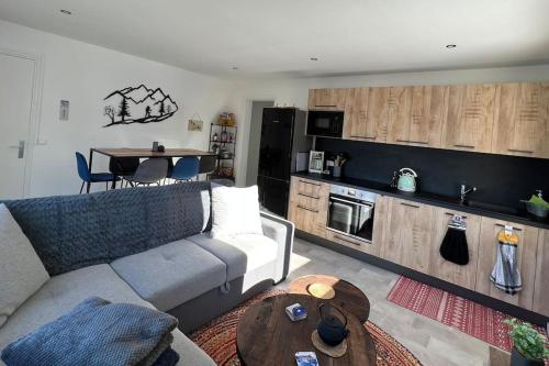 Kuchyň nebo kuchyňský kout v ubytování Appartement cocooning 2 chambres
