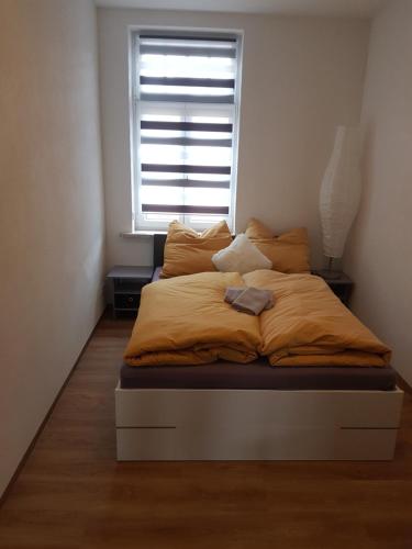 Krevet ili kreveti u jedinici u objektu Ferienwohnung in Reichenbach