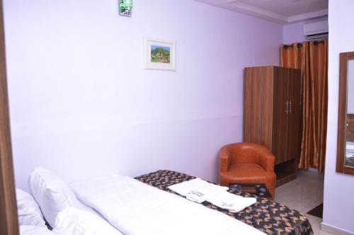 Akure Airport Hotelにあるベッド